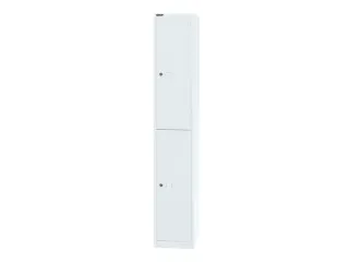 Dubbeldekse garderobekast,HxBxD 1802x305x457mm,1x2vak.,cil.-slot - 3
