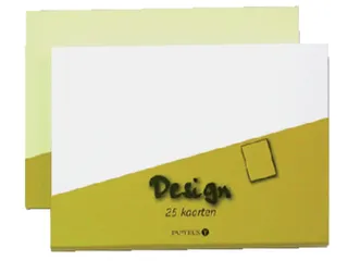Enkele kaart Papyrus Envelpack Design A6 105x148mm wit 894426 25 stuks - 1