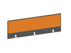 baliepaneel bureau aanbouw achter MS-donkergrijs BN3005-geel 1400mm