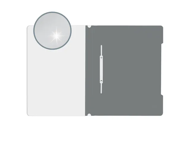 Snelhechter Leitz 4191 Standaard A4 zwart 30% gerecycled plastic