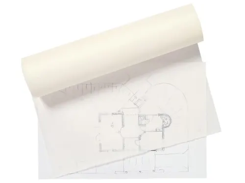 Patroontekenpapier rol 10mx100cm blanco