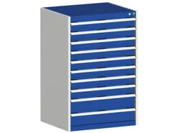 ladekast,HxBxD 1200x800x650mm,10lade(n),lade voor normale belastingen