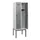 schoollocker,HxBxD 1950x600x500mm,2vak,vak B 300mm,draaigrendel