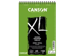Tekenblok Canson XL dessin A5 30 vel 160gr spiraal