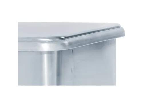 Aluminium Transportkist 24l Hxlxb 200x500x340mm 2 Clipsluitingen