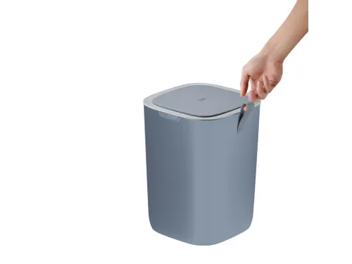 Morandi Trendy Vierkante Afvalbak Smart Sensor Bin 12 Liter Grijs