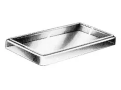 stofdeksel,Polystyreen,v. inzetkist,BxD 49x99mm,transparant