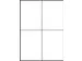 Etiket Avery Zweckform 3483 105x148mm A6 wit 400stuks