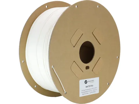 Polymaker 3D filament Matte PLA for Production 1,75mm Wit 2,5kg