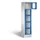 Lockerkast 1800x420x500mm 1x5 vakken Cilinderslot, Sokkel, RAL5010