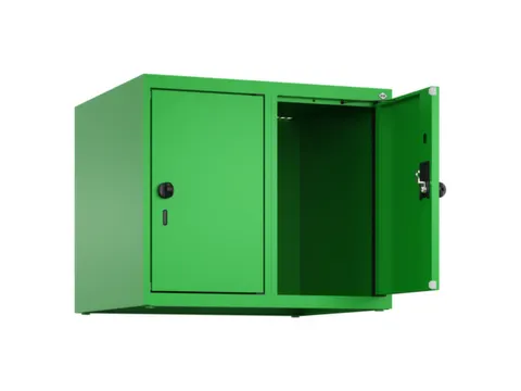 opzetkast,v. locker,2vak.,vak B 300mm,HxBxD 500x600x500mm,draaigrendel