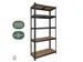 Rayonnage 5 tablettes 90x40x180cm SU175 max 875kg noir