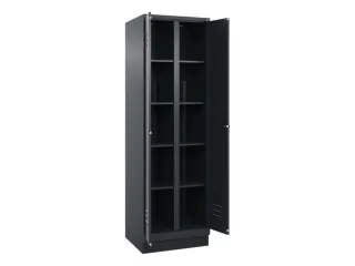 wasgoedverdeelkast,HxBxD 1950x600x500mm,vak B 300mm,draaigrendel - 2
