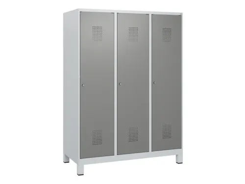 schoollocker,HxBxD 1630x1200x500mm,3vak,vak B 400mm,cil.-slot,voeten