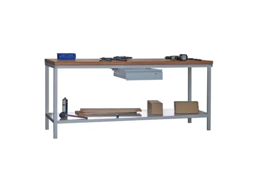 Werkbank 900x2000x700mm 1lade Frame/behuizing Ral7035 Front Ral7035
