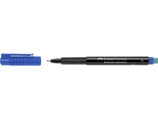 Marker Faber-Castell Multimark permanent F blauw - 4