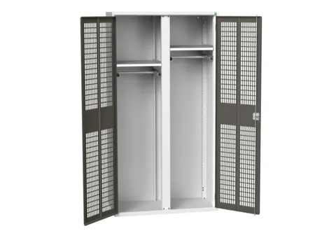 universele kast,HxBxD 2000x1050x550mm,2xStalen bodem,scheidingswand