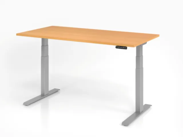 Elektrisch in hgte vst. zit-sta-bureau,HxBxD 640-1290x1600x800mm