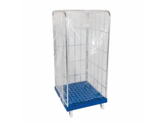 beschermhoes,v. rolcontainer,HxB 1460x730mm,v. rolcontainer,helder - 1