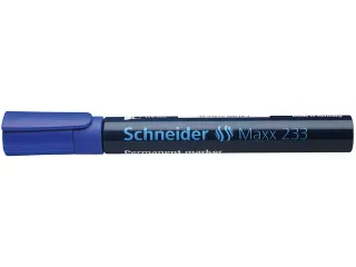 Marker Schneider Maxx 233 permanent beitelpunt blauw - 7