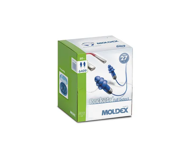 Bouchon d'oreilles réutilisable Moldex Rockets Detect SNR 27db
