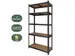 Rayonnage 5 tablettes 90x40x180cm SU175 max 875kg noir