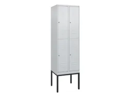 dubbeldekse locker,HxBxD 2120x600x500mm,2x2vak.,vak B 300mm