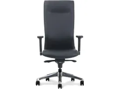 Manager Bureaustoel Vienna Full Leder Zwart