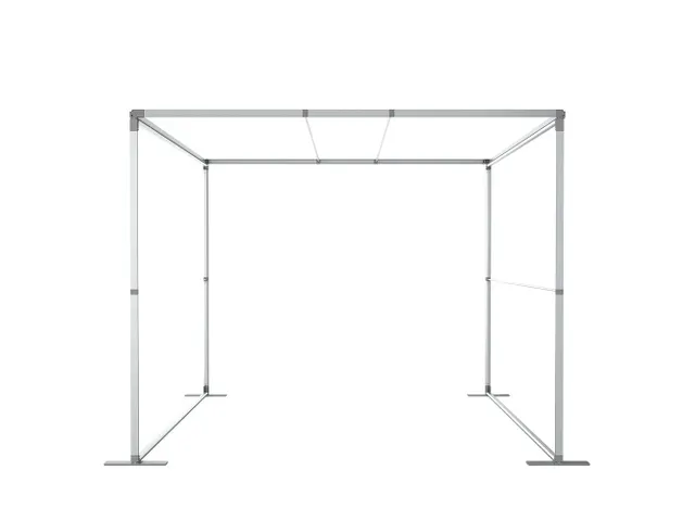 FlexFrame Modulair systeem Dak 150x250cm Zilver frame