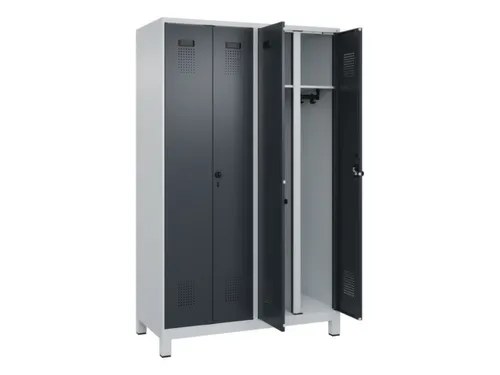 locker voor scheiding van kleding,HxBxD 1950x1200x500mm,4vak