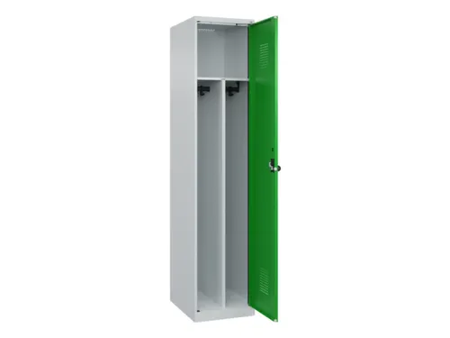locker voor scheiding van kleding,HxBxD 1850x400x500mm,1vak