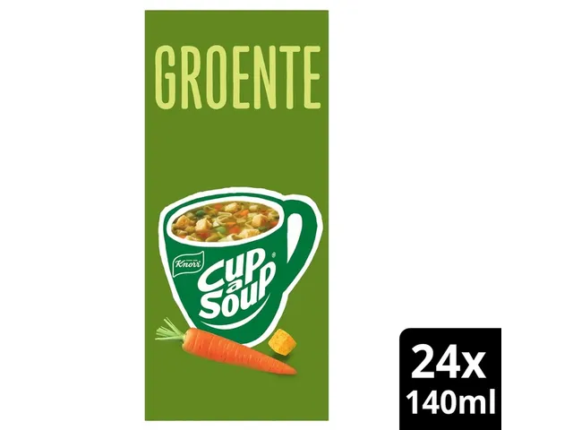 Cup a Soup Knorr groente 140ml doos 24 stuks