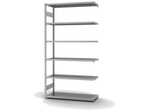 magazijnstelling,aanbouwveld,HxBxD 2500x1310x535mm,vakl. 185kg