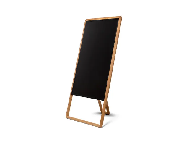 Chevalet numérique double face avec écran Samsung 43 bois