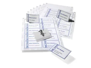 Badgesets met combiklem 90x54mm - 1