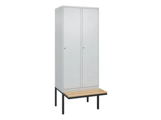 locker voor scheiding van kleding,HxBxD 2120x800x815mm,2vak - 1