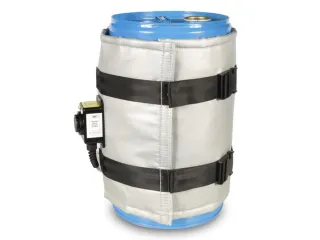 Verwarmingsmantel,V. 30L Vat,Buiten Glasvezel/Silicone,Zilverkleurig - 1