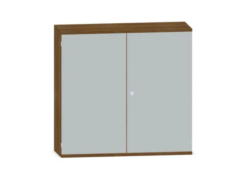 Kantoorkast 1150x1200x430mm Decor Romp Noten Decor Front Lichtgrijs