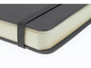 Schetsboek Kangaro A4 cold grey PU HC 80 vel 140gr roomwit met elastie - 7