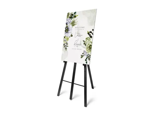 Ezel Hardhout Zwart voor Krijtbord of Paneel met print