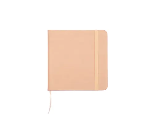 Schetsboek Kangaro 12x12cm oud roze PU hardcover 80 blad 140 grams roo