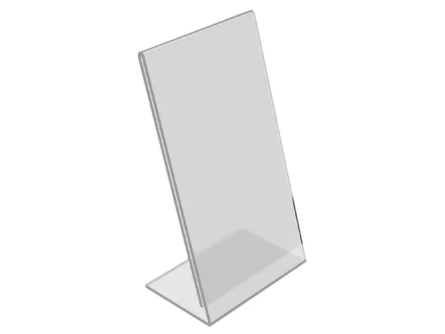 Kaarthouder Europel L-standaard A6 staand acryl