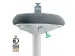 Ergo actieve zit/sta kruk met comfortzitting en gasveer 57-82cm grijs