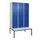 locker met bank,HxBxD 2120x1200x815mm,3vak,vak B 400mm,draaigrendel