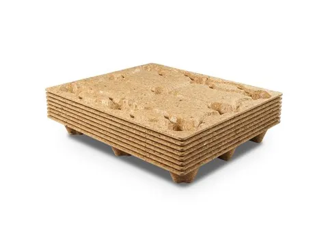 Houtvezelpallet Bruin 1000x1200mm Belastbaar tot 900kg