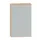 Kantoorkast 1920x1000x430mm Decor Romp Beuken Decor Front Lichtgrijs