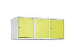 opzetkast,v. locker,3vak.,vak B 400mm,HxBxD 500x1200x500mm,vleugeldeur