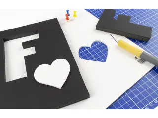 Foamboard Kangaro zwart A4 5 mm dik, 20 stuks 2 zijdig mat papier - 7