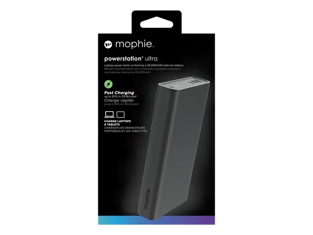 mophie Powerstation Ultra, 25000 mAh, Zwart
