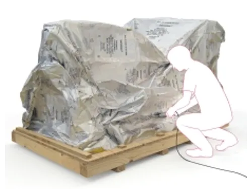 Aluminium Barrière folie Complex VACUpac 1250x0.10mmx100mtr Zilver